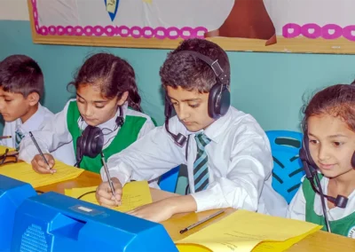 Children at Banjosa Valley Public School