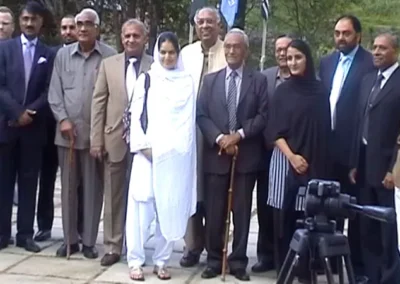 KEF Chairman with trustees and guests on the inauguration of Banjosa Valley Public School